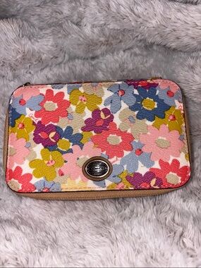 Coach Peyton Floral Jewelry Box EUC